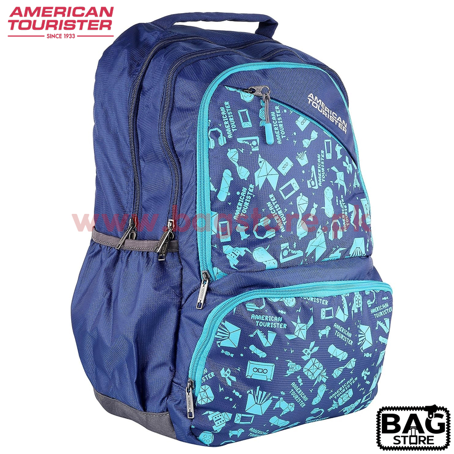 Buy online Blue Polyester Backpack from bags for Men by American Tourister  Backpack for ₹2849 at 0% off | 2023 Limeroad.com