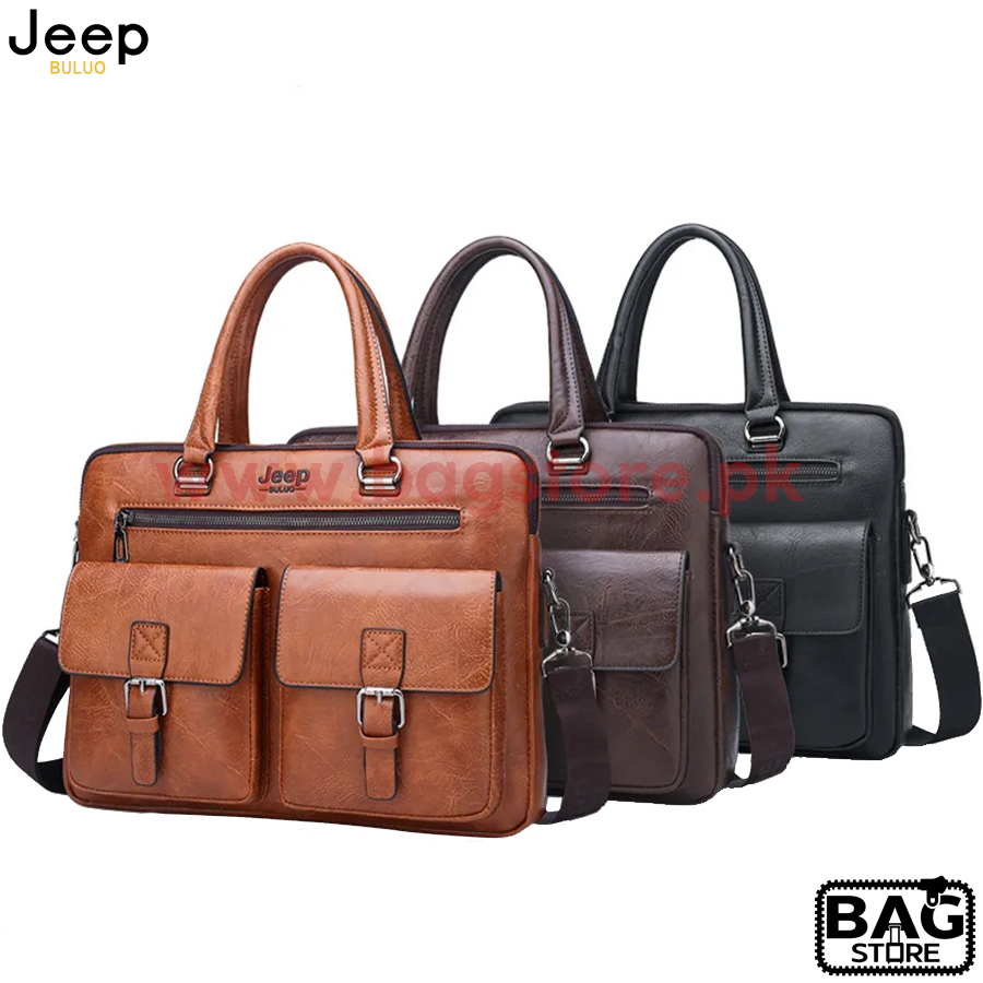 Buy Jeep Buluo Unisex Leather Cross-Body Messenger Sling Bag (Dark Brown)  at Amazon.in